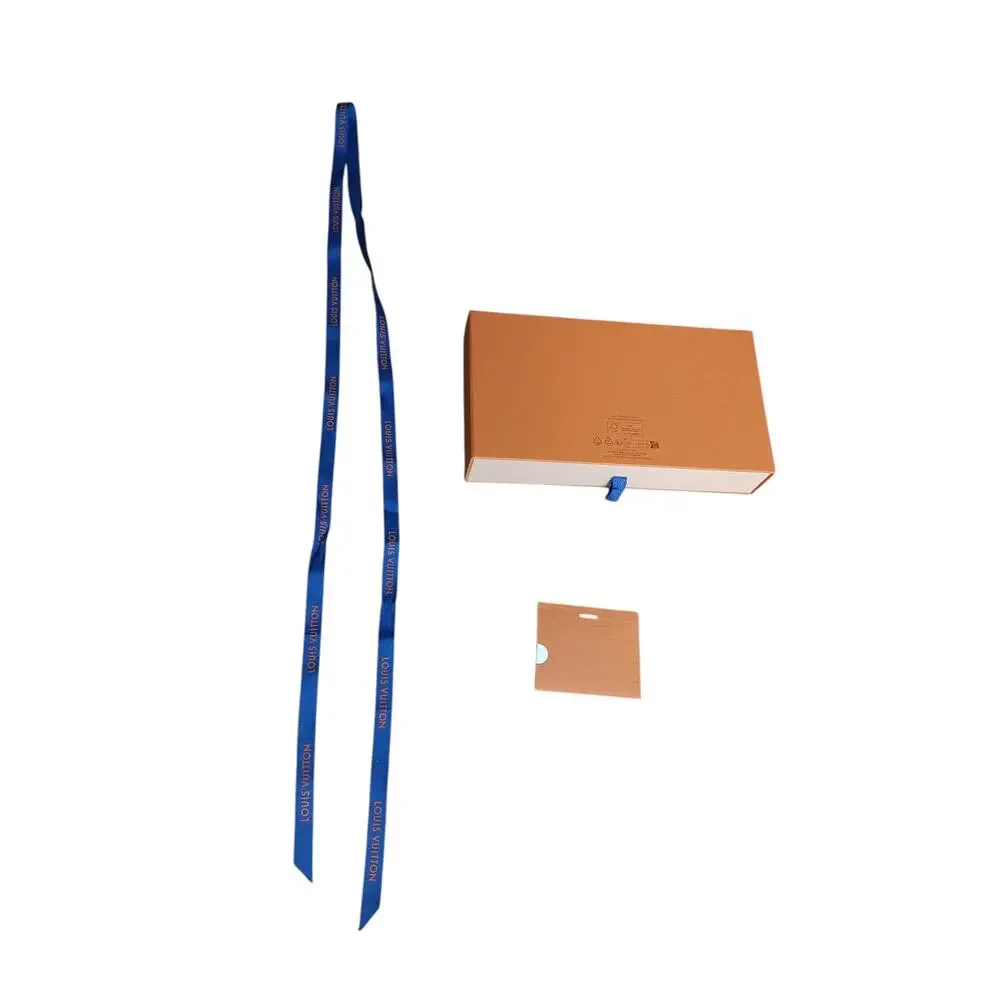 Authentic Louis Vuitton Empty Drawer Gift Box Ribbon Card 9.5x5.5 Packaging